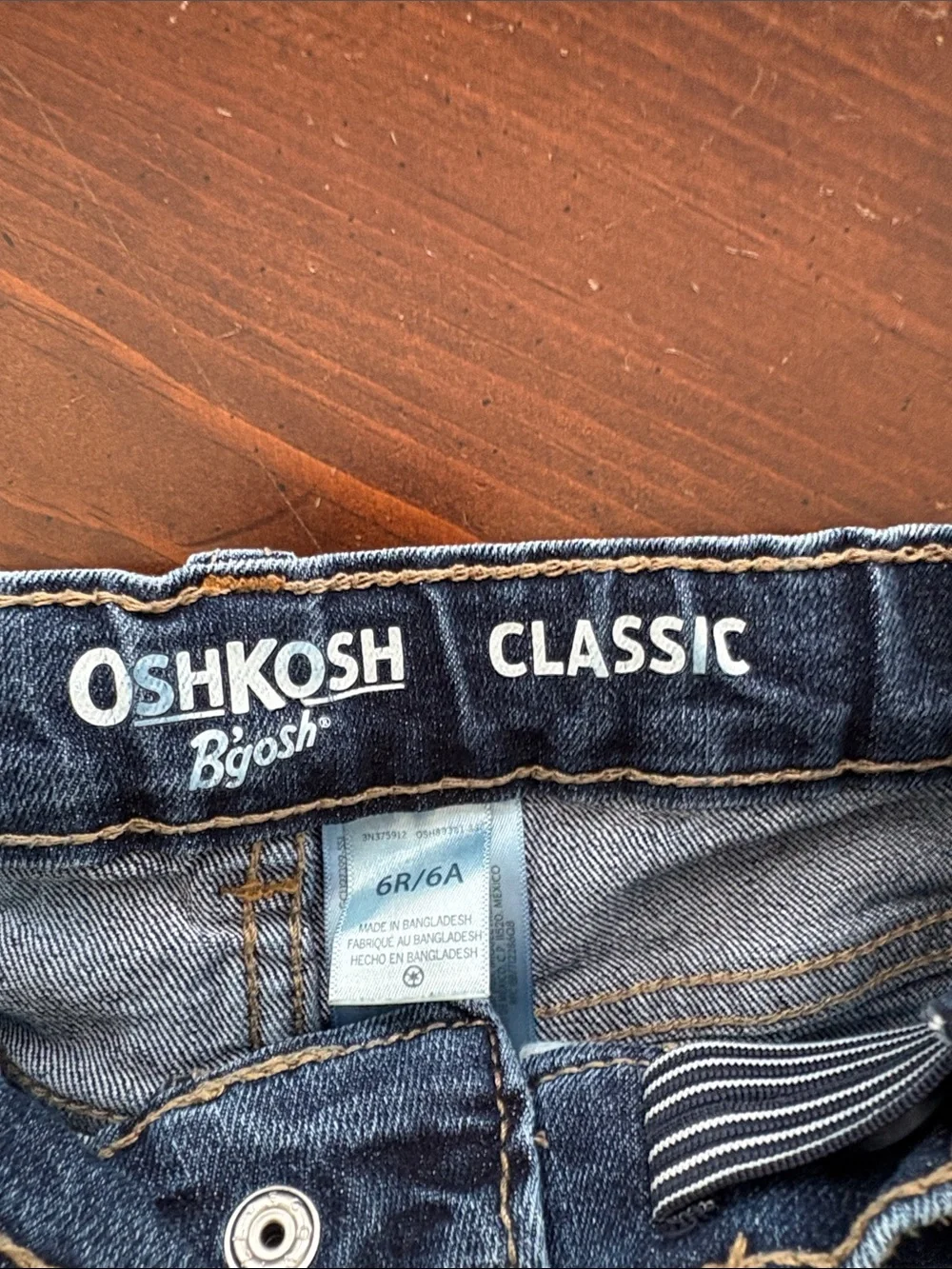 OshKosh B'gosh Straight Leg Faded Blue Jeans